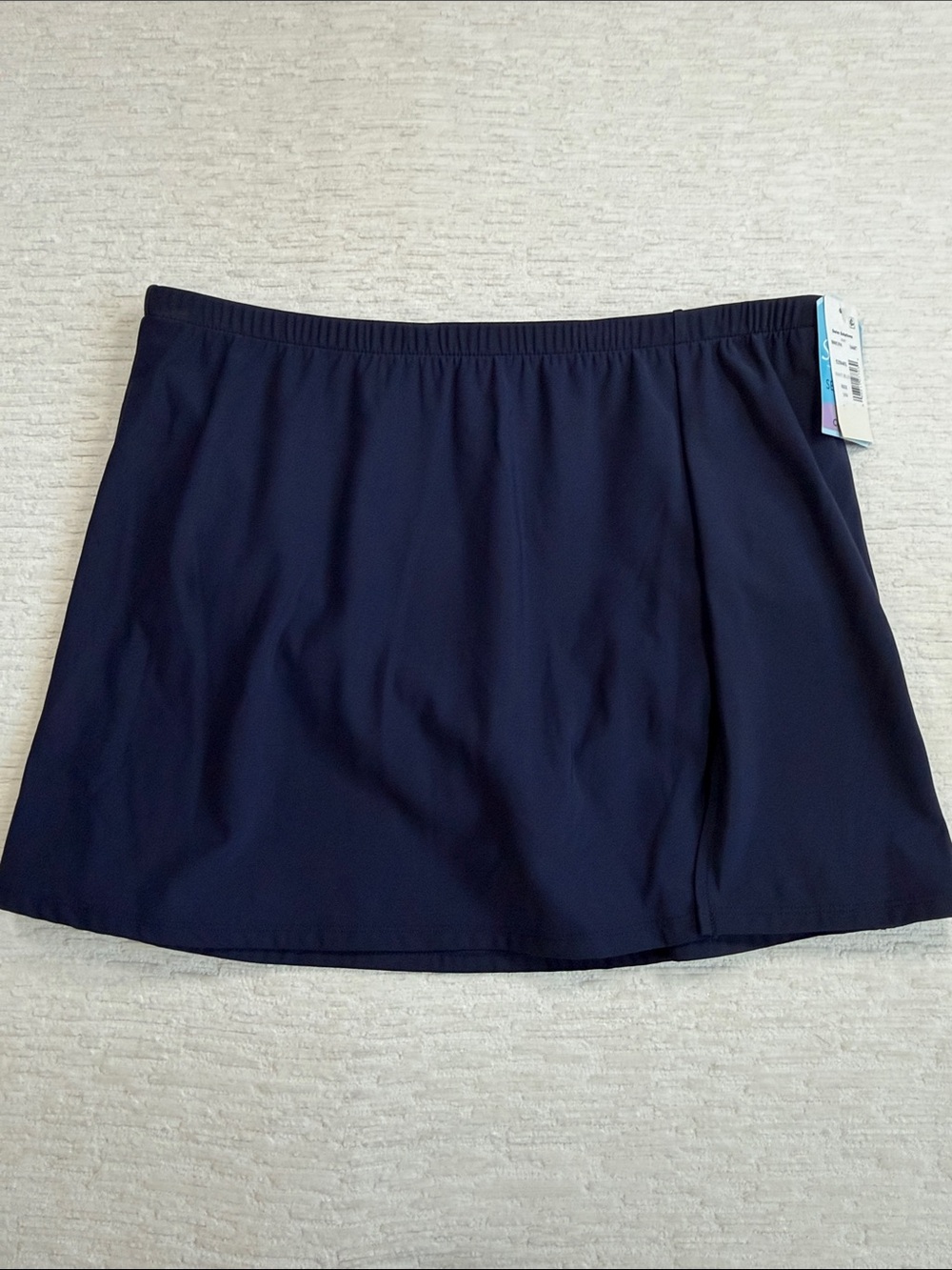 Swim Solutions Navy Swim Skirt with Tummy Control NWT